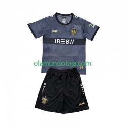 Camisola VfB Stuttgart Criança Equipamento Terceiro 2025-2026 Manga Curta